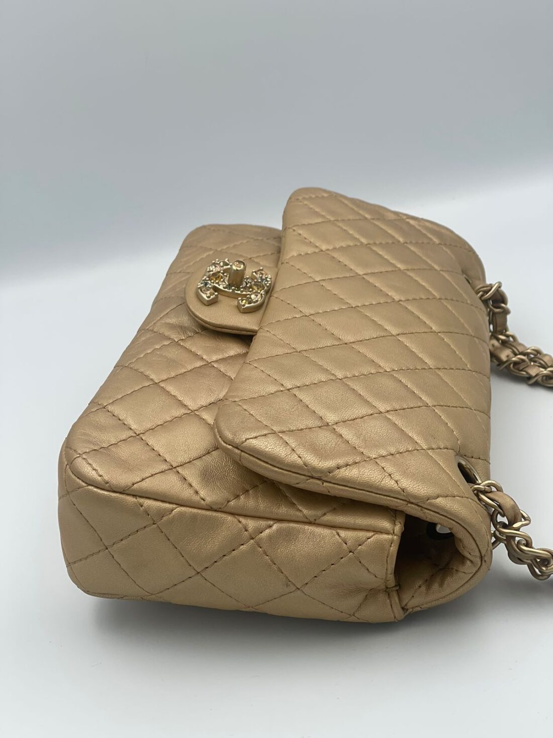 Chanel - Circa 2011 Soft Lambskin Precious Stone Single Flap Medium - Image 6