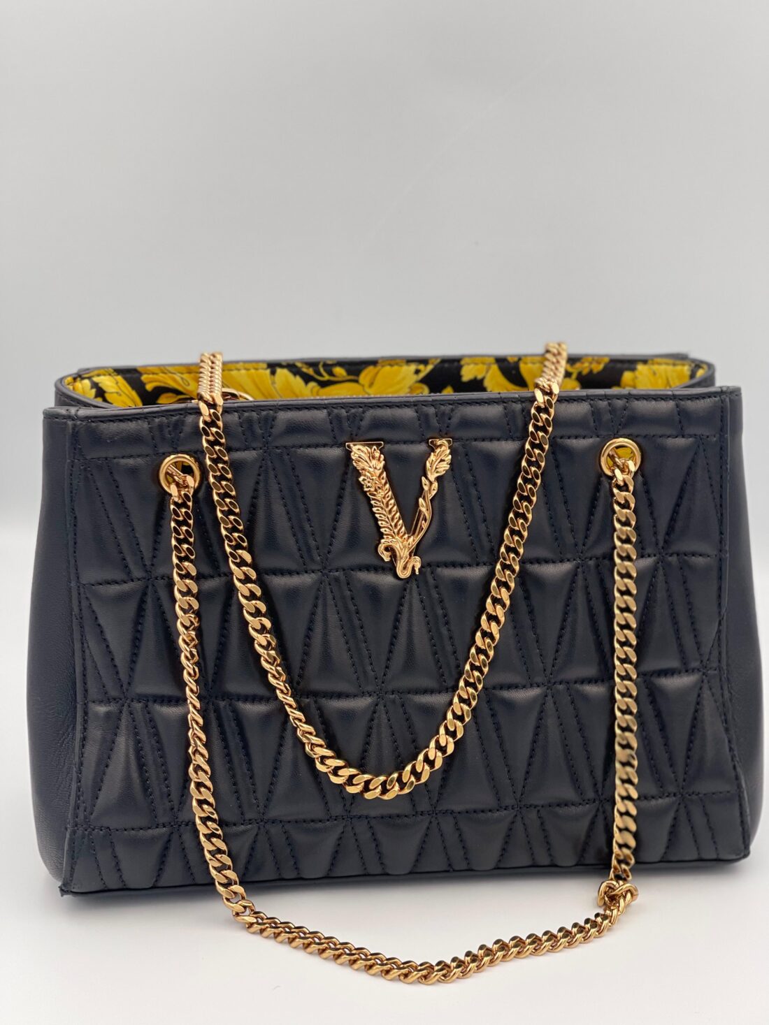 Versace - Vertus Quilted Shoulder Bag