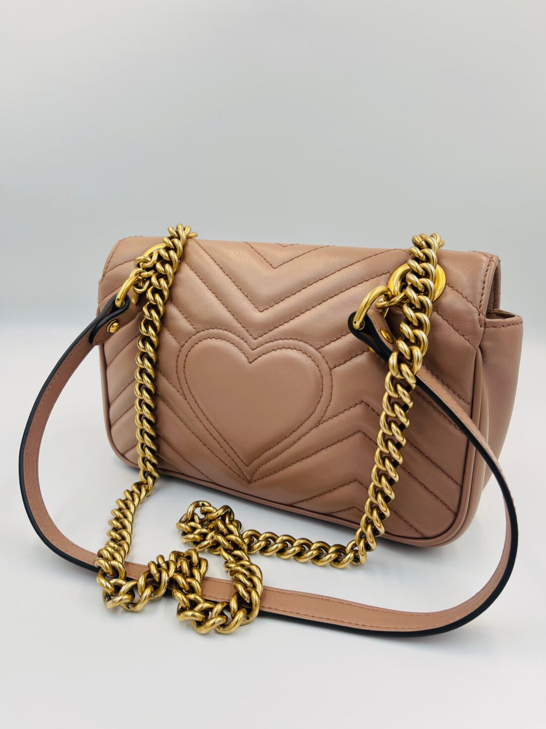 Gucci - GG Marmont quilted Shoulder bag - Dusty Pink - Image 2