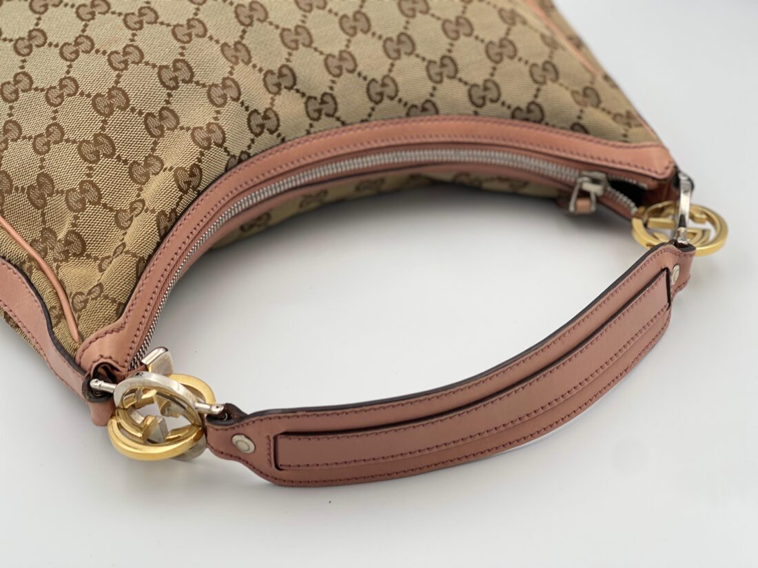 Gucci - GG Canvas & Leather Shoulder bag - Image 5