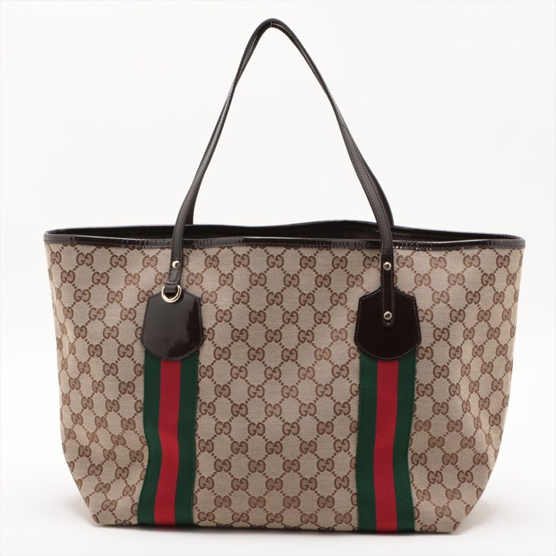 Gucci - GG Canvas & Leather Tote - Image 5