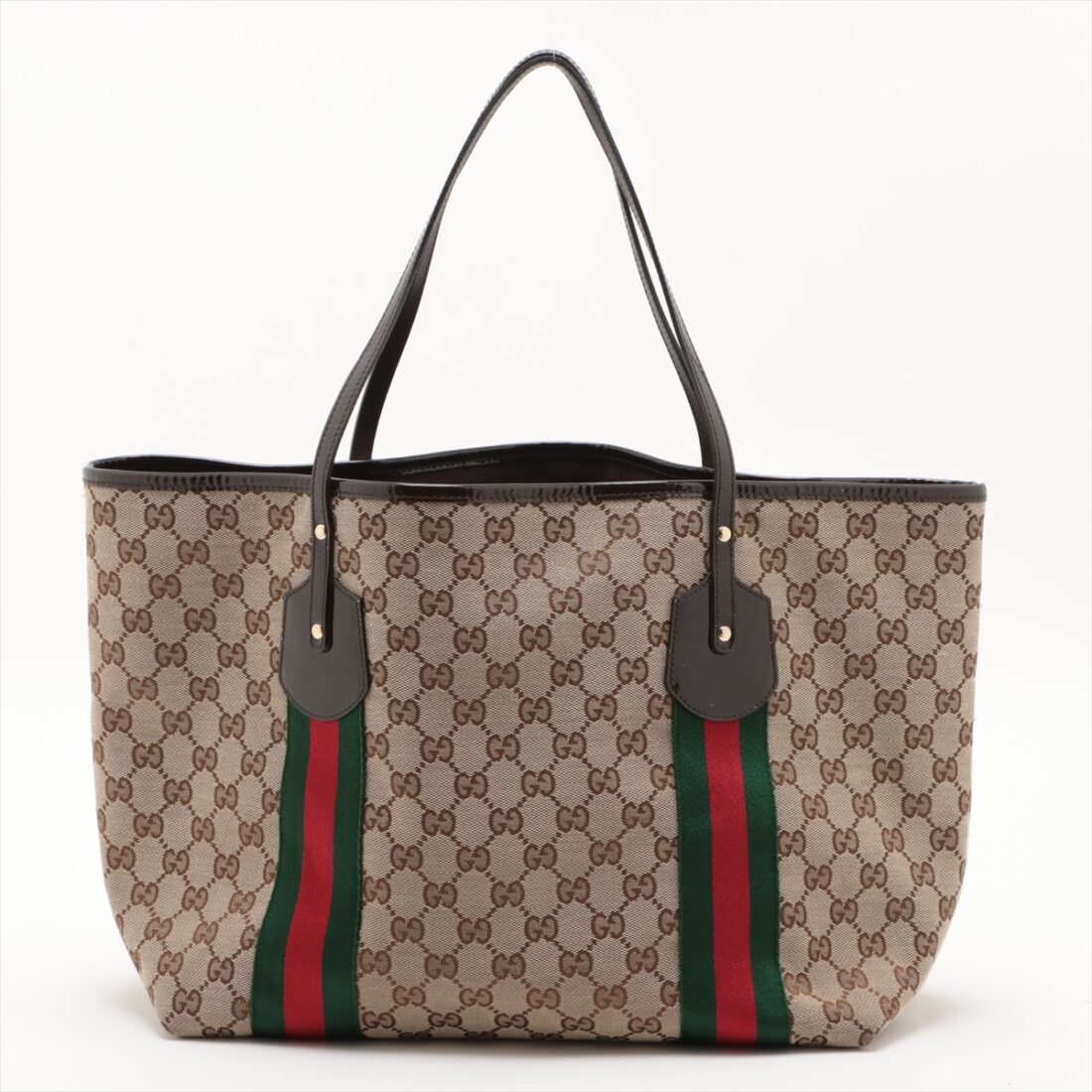 Gucci - GG Canvas & Leather Tote - Image 6