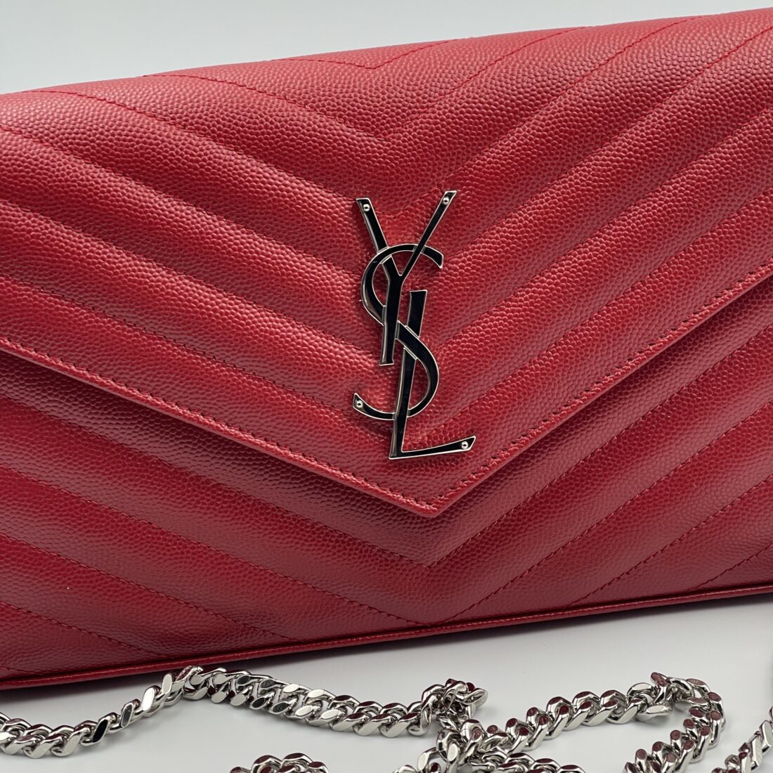 Saint Laurent - Cassandre Chain Wallet - Image 3