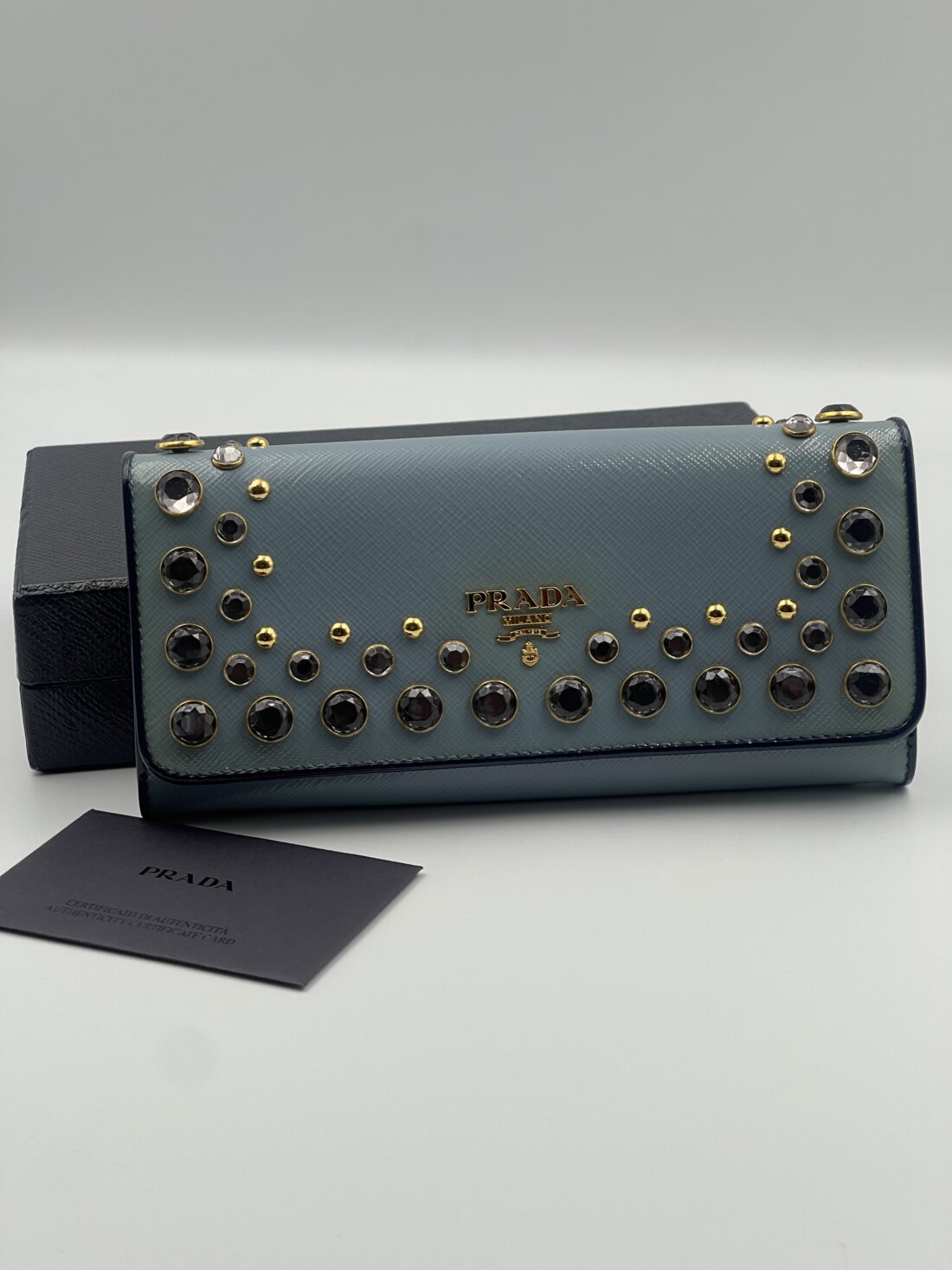 Prada - Saffiano Vernice Leather Long Wallet