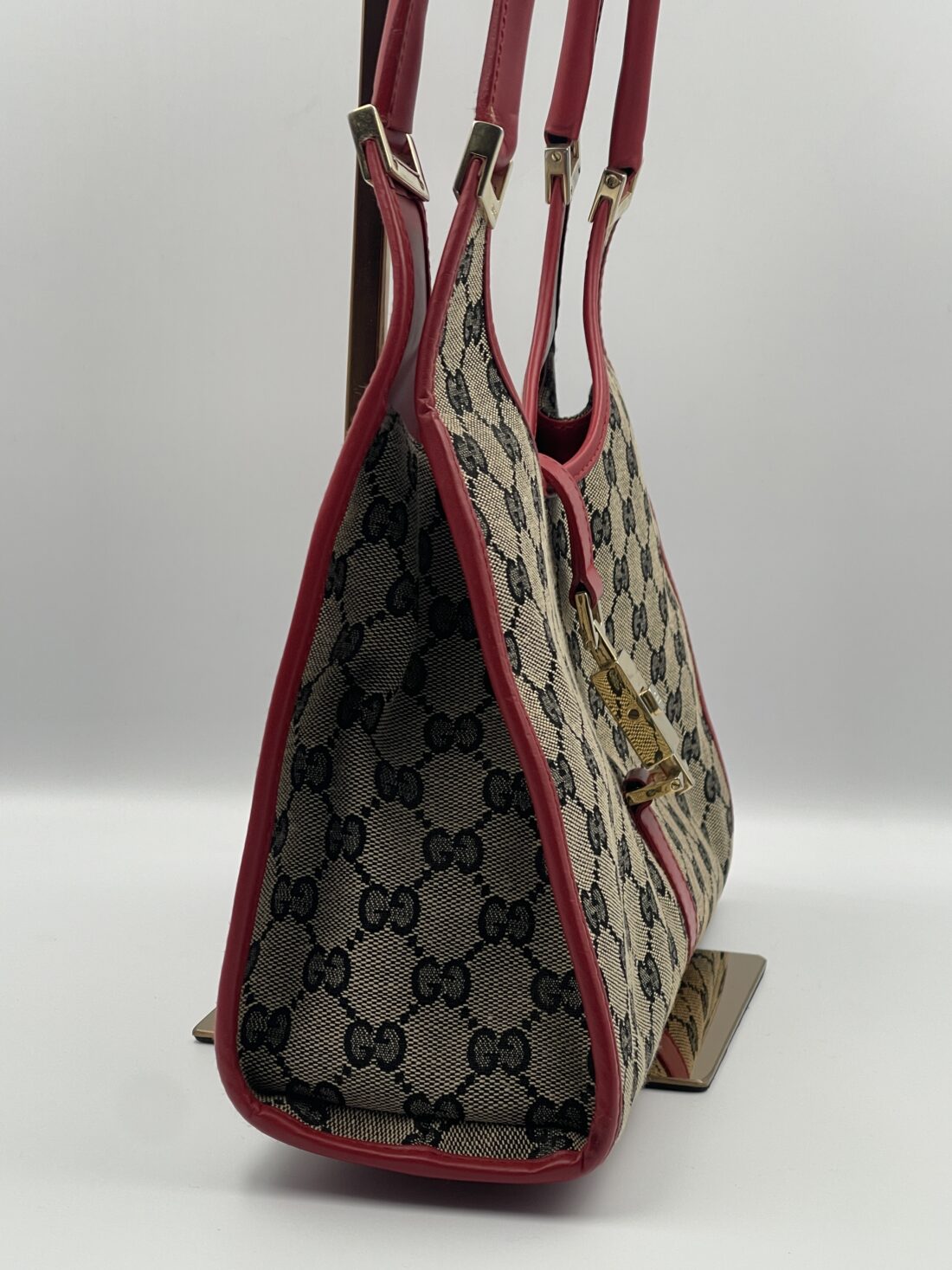 Gucci - Jackie Canvas & Leather Shoulder bag - Image 5