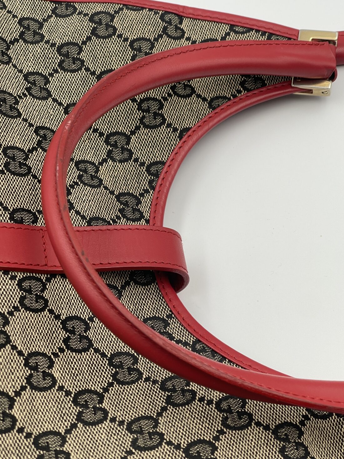 Gucci - Jackie Canvas & Leather Shoulder bag - Image 9