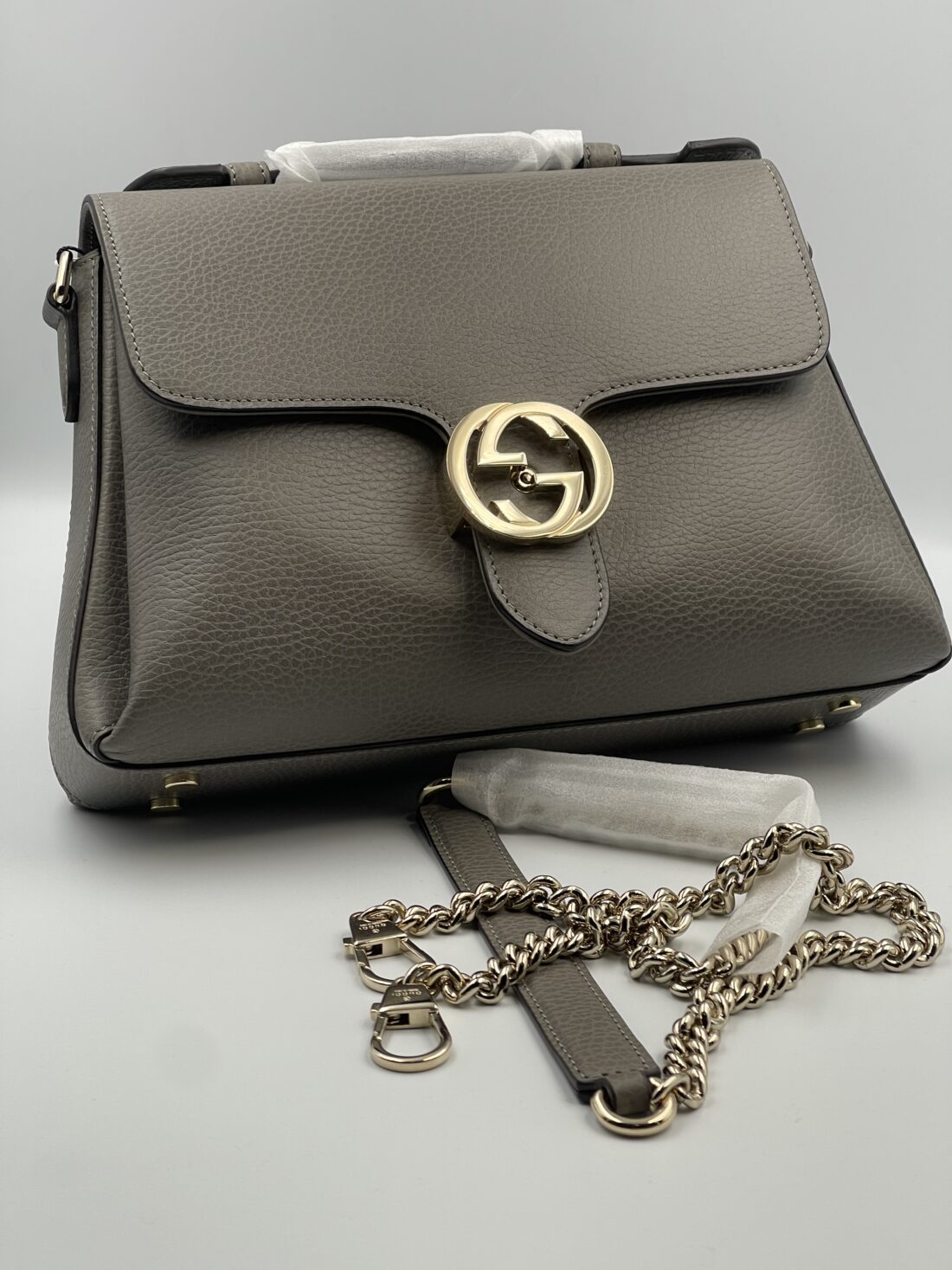 Gucci - Interlocking GG Top Handle Bag - Image 3