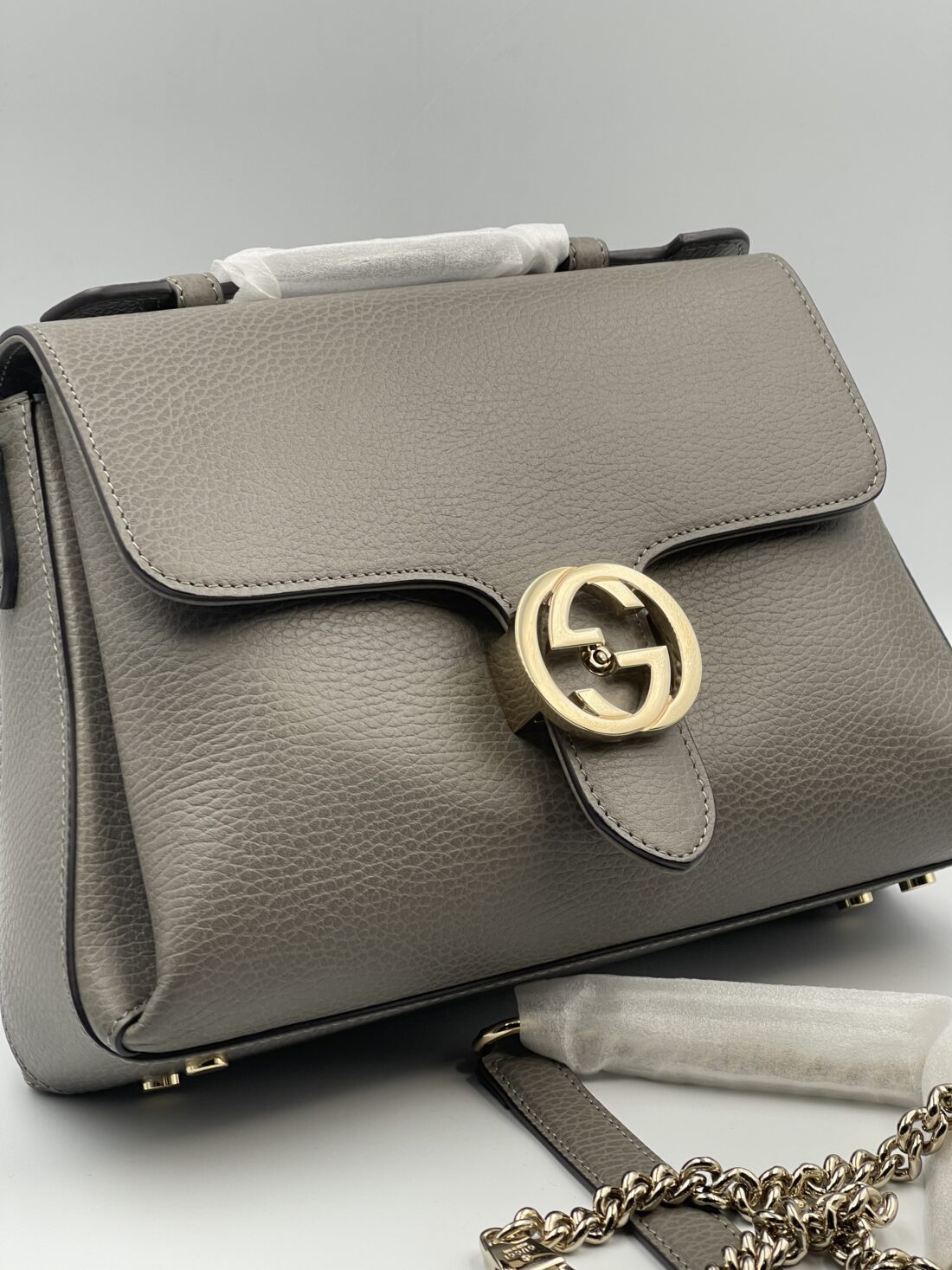 Gucci - Interlocking GG Top Handle Bag