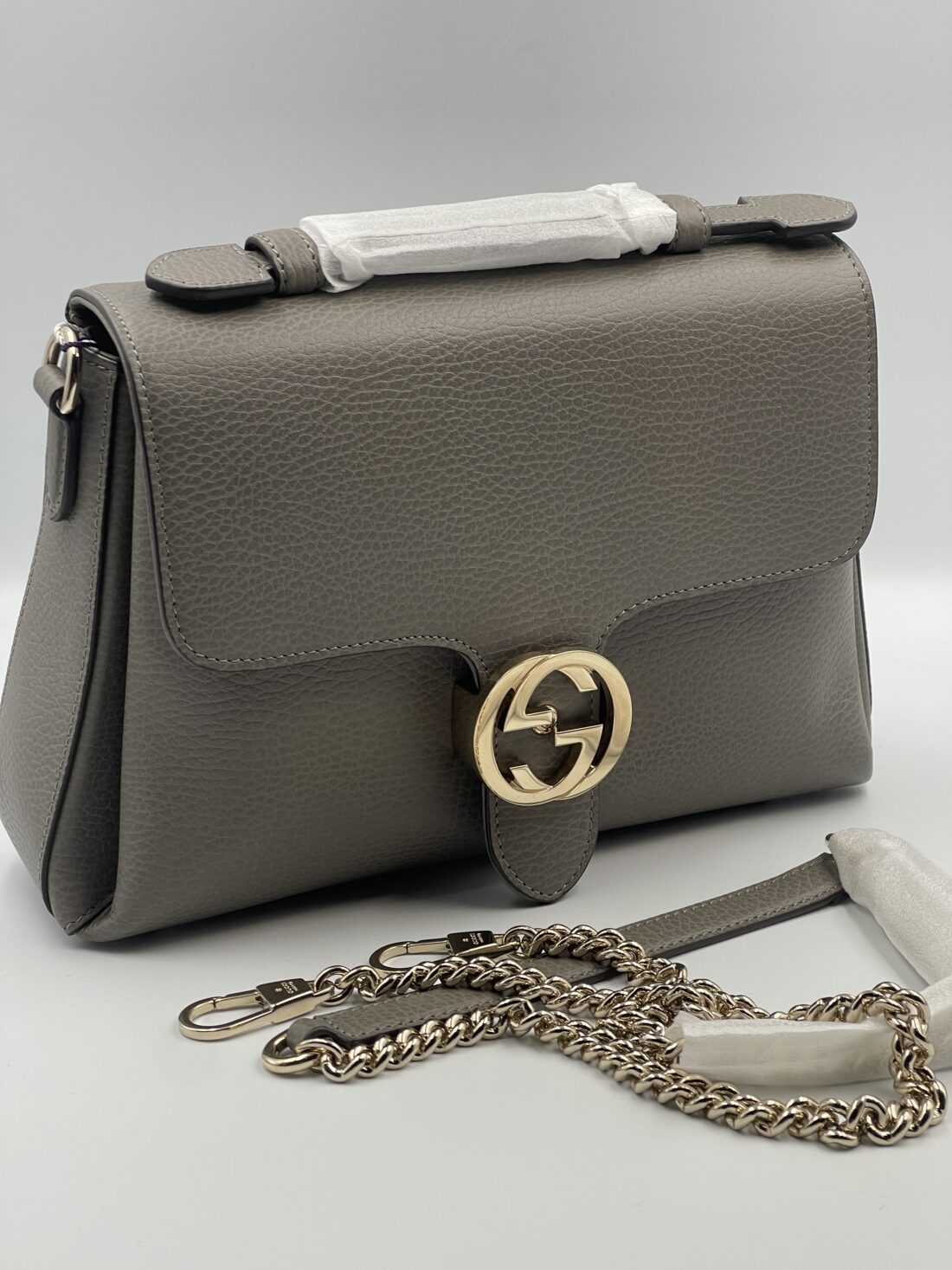 Gucci - Interlocking GG Top Handle Bag - Image 5