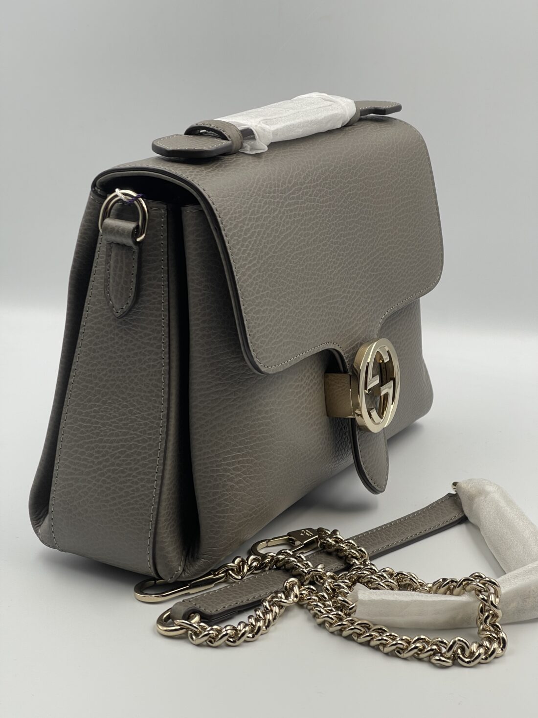 Gucci - Interlocking GG Top Handle Bag - Image 6