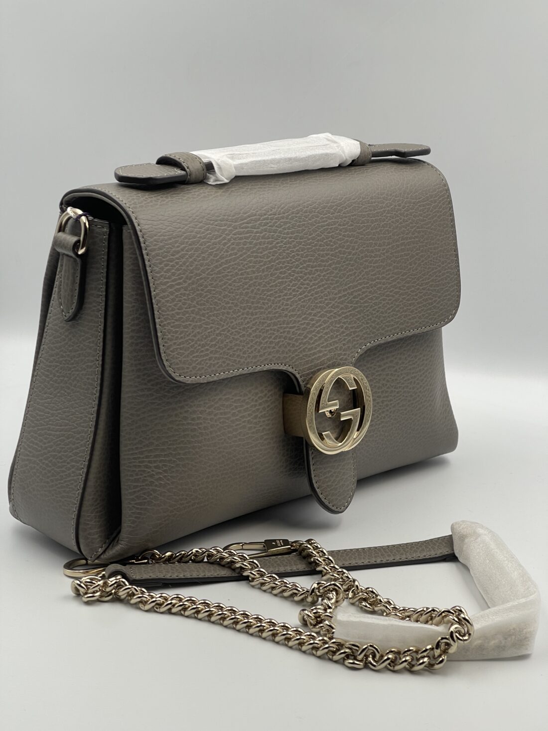 Gucci - Interlocking GG Top Handle Bag - Image 7