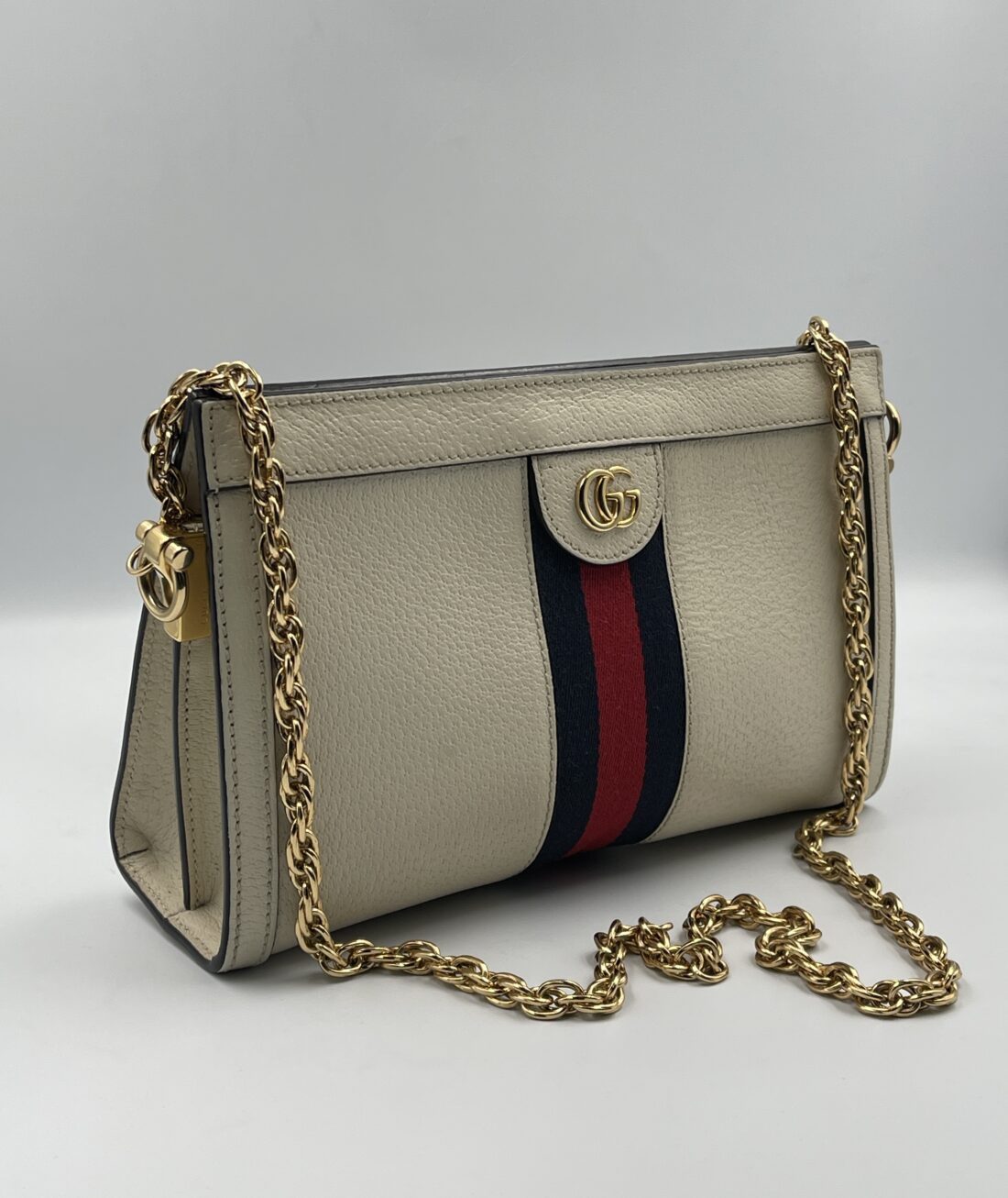 Gucci - Ophidia Leather Chain Shoulder Bag