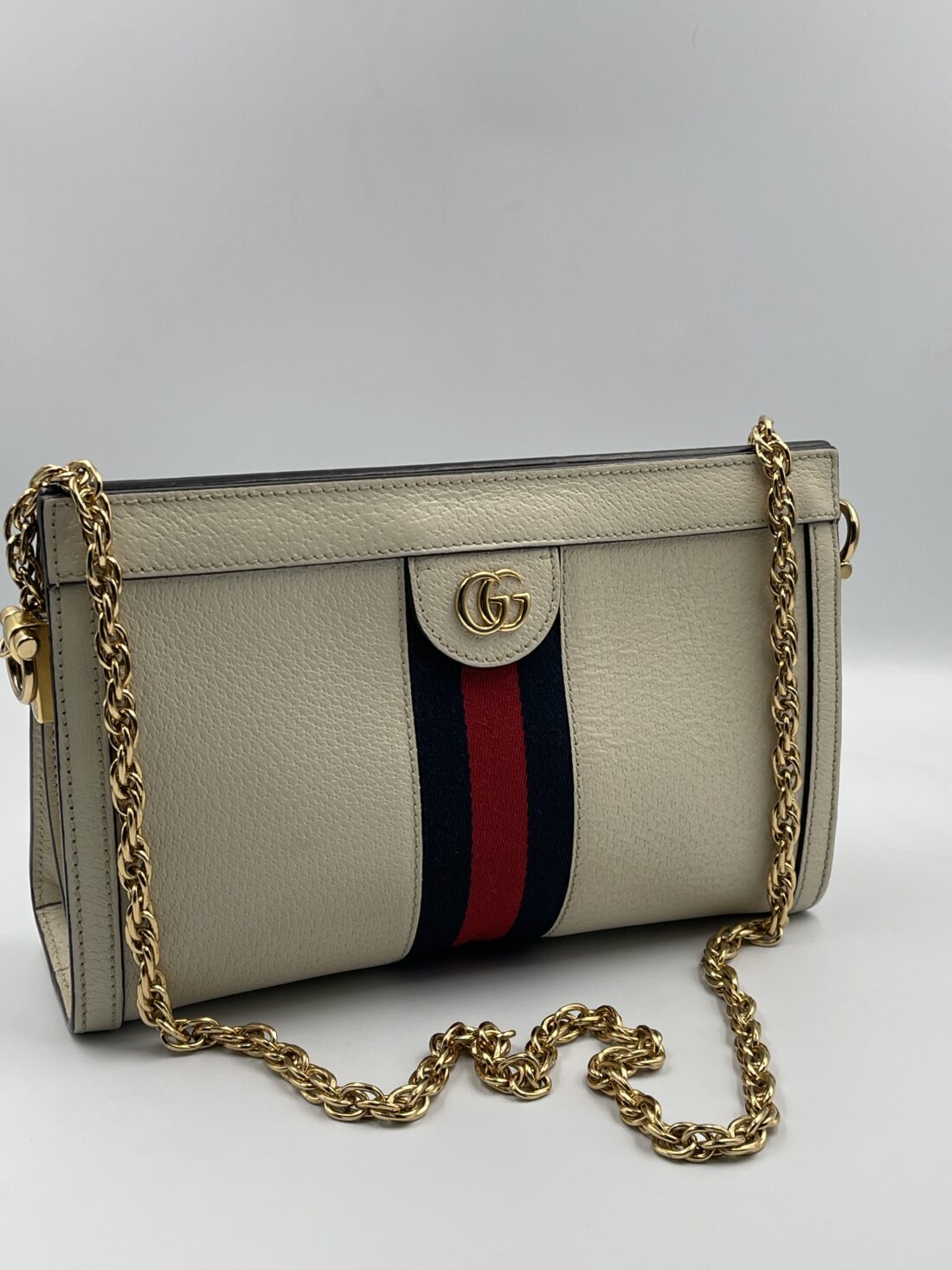 Gucci - Ophidia Leather Chain Shoulder Bag - Image 2