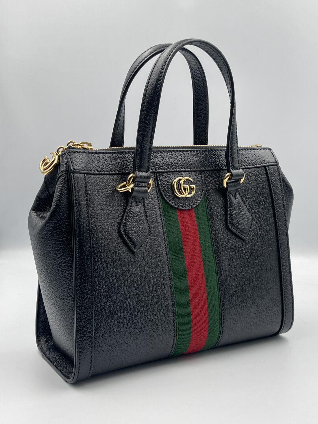 Gucci - Ophidia Leather Tote Bag