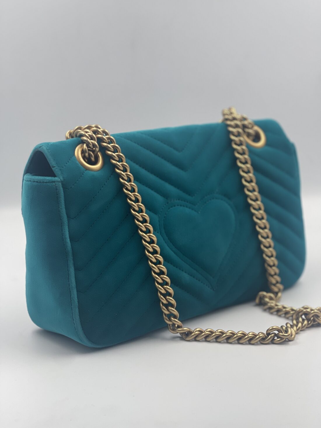 Gucci - GG Marmont Velvet Shoulder Bag - Image 4