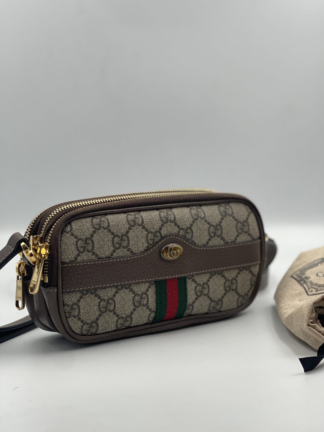 Gucci - Ophidia Triple Zip Crossbody - Image 2