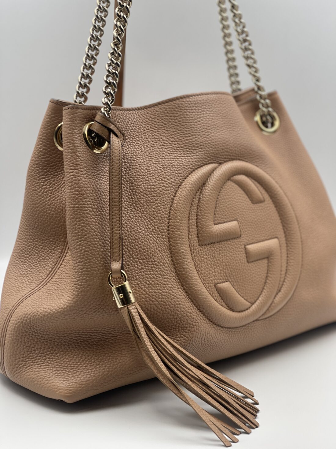 Gucci - Soho Leather Chain Tote Bag - Image 4