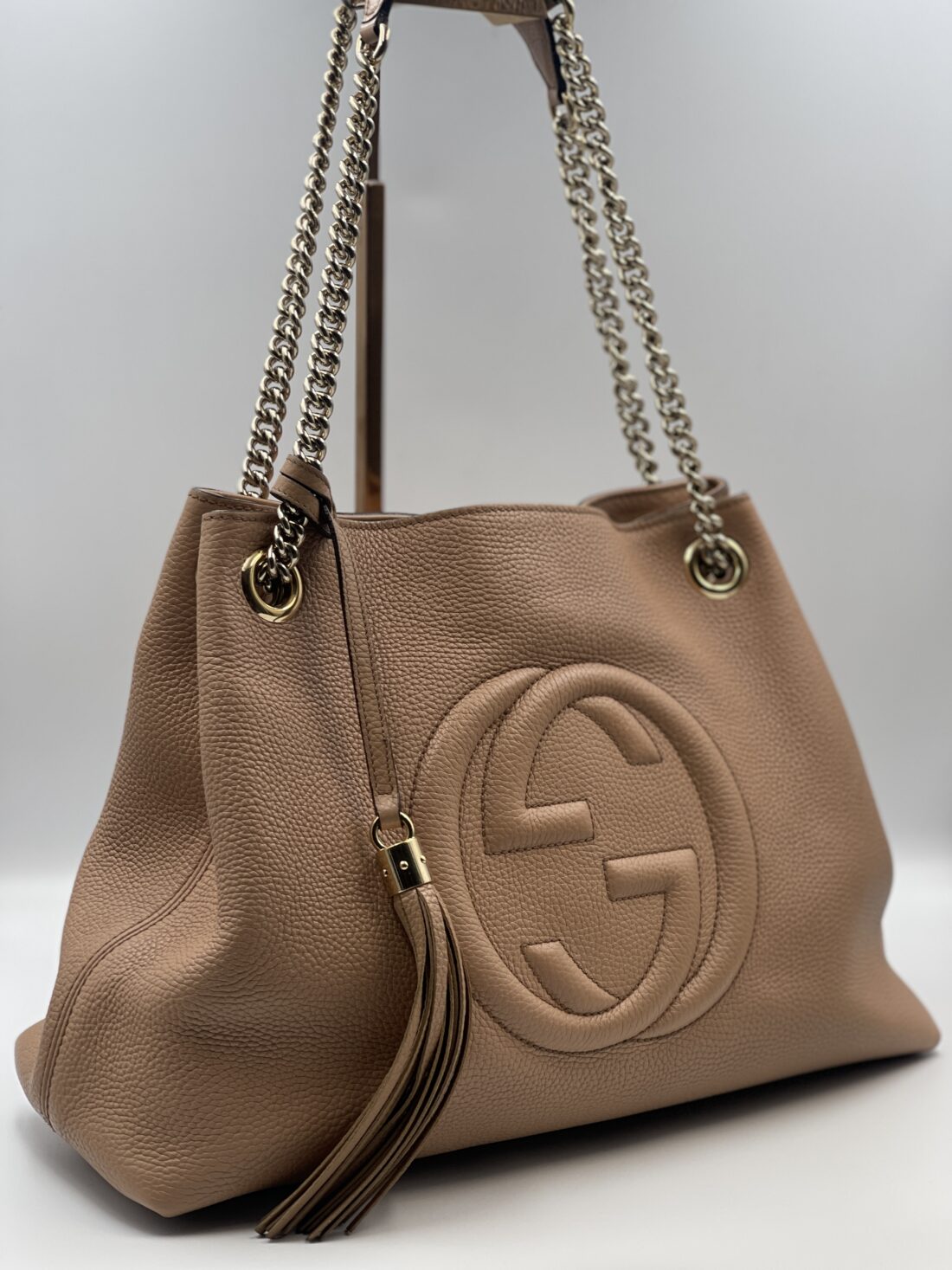 Gucci - Soho Leather Chain Tote Bag - Image 5