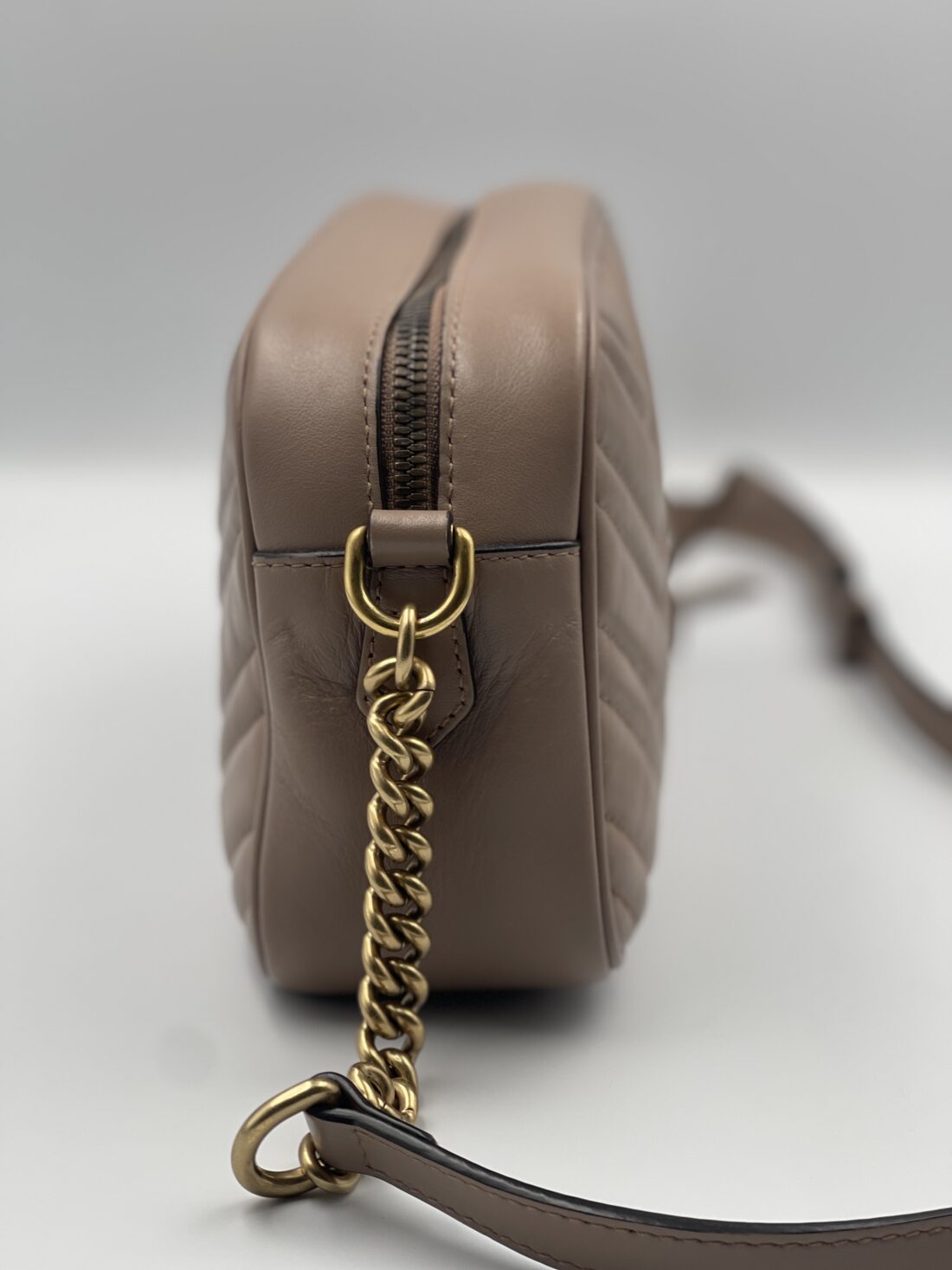 Gucci - GG Marmont Leather Chain Shoulder Bag - Image 5