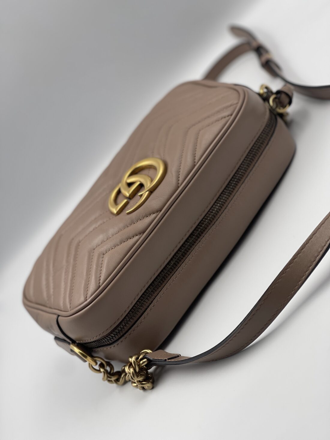 Gucci - GG Marmont Leather Chain Shoulder Bag - Image 6