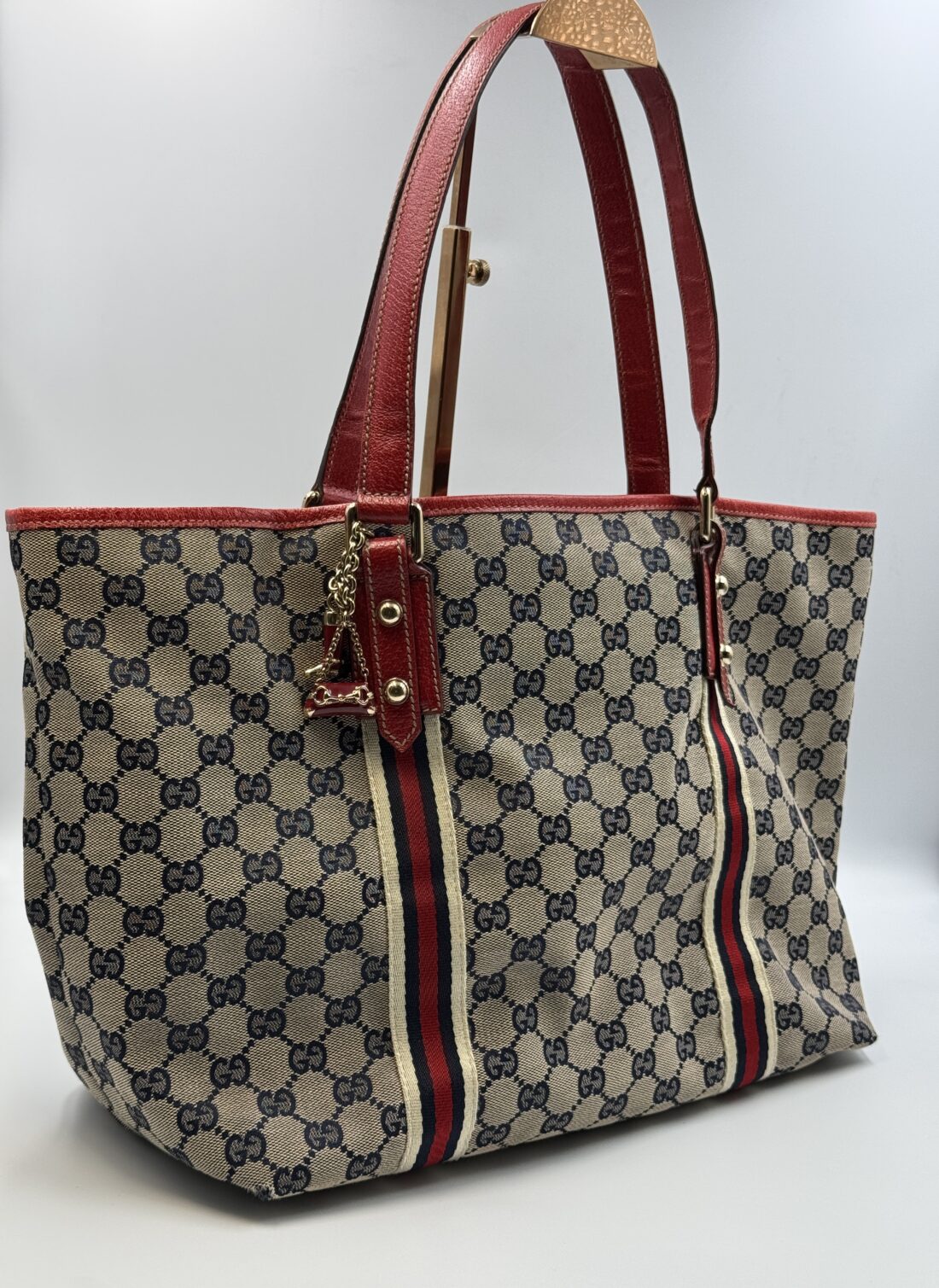 Gucci - GG Canvas Canvas & Leather Tote bag