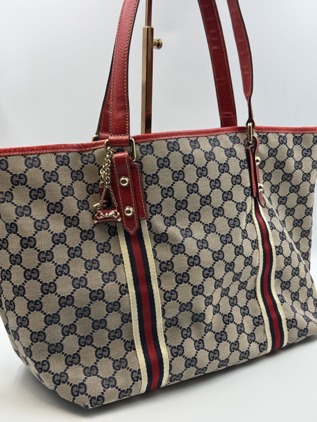 Gucci - GG Canvas Canvas & Leather Tote bag - Image 3