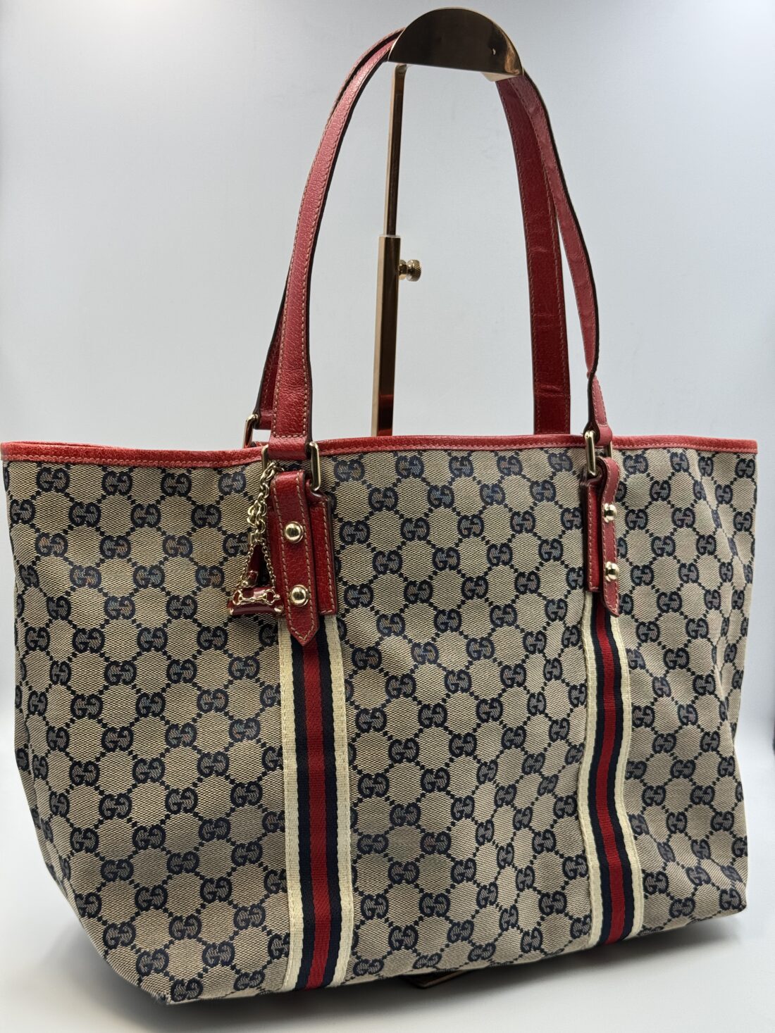 Gucci - GG Canvas Canvas & Leather Tote bag - Image 5