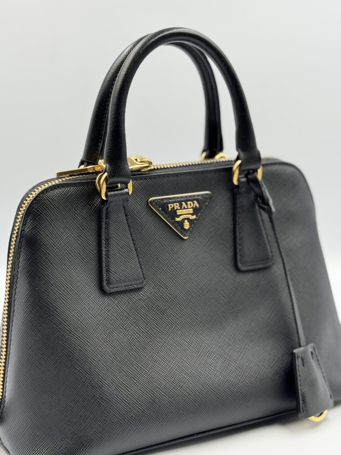 Prada - Saffiano Leather 2 Way Handbag - Image 3