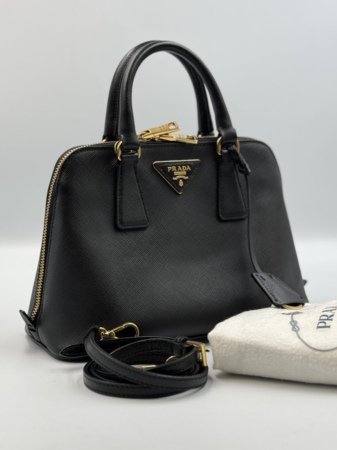 Prada - Saffiano Leather 2 Way Handbag