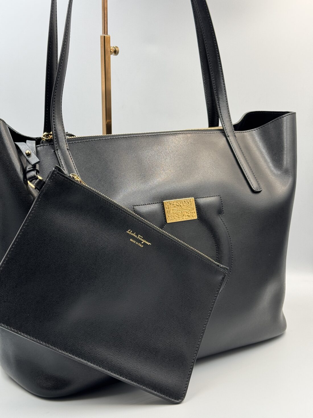 Ferragamo - Gancini Leather Tote bag - Image 7