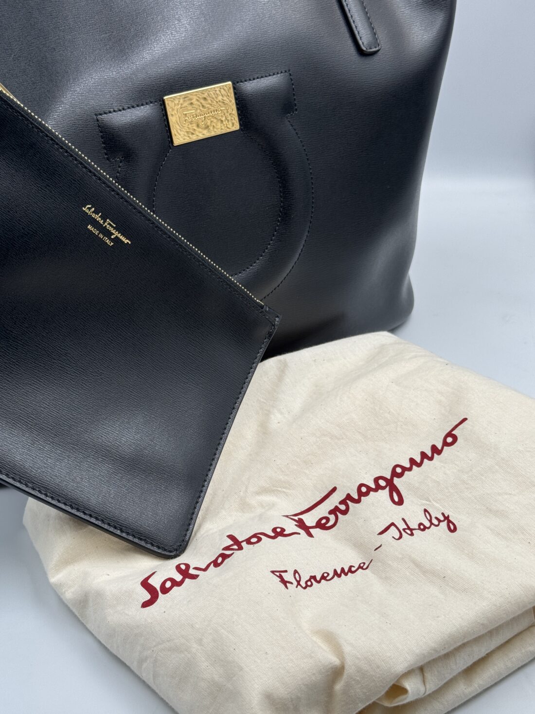 Ferragamo - Gancini Leather Tote bag - Image 8