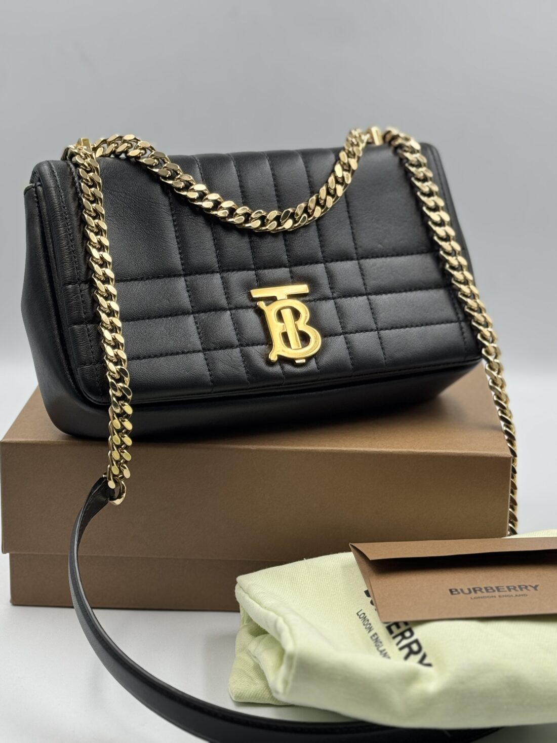 Burberry - Lola Leather Chain Shoulder Bag