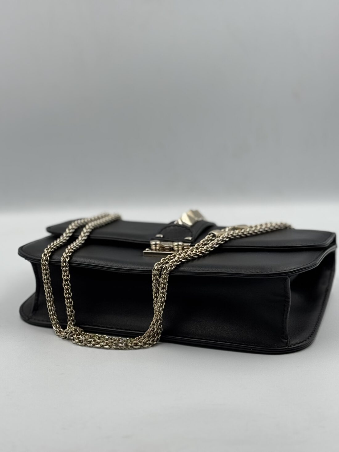 Valentino Garavani - Rockstud Leather Chain Shoulder Bag - Image 6