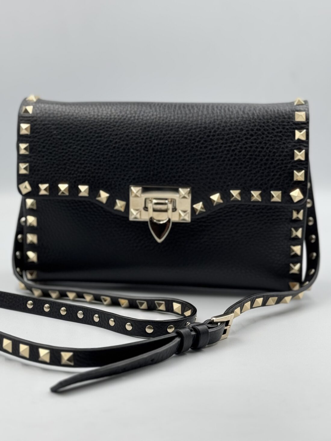 Valentino Garavani - Rockstud Leather Flap Crossbody