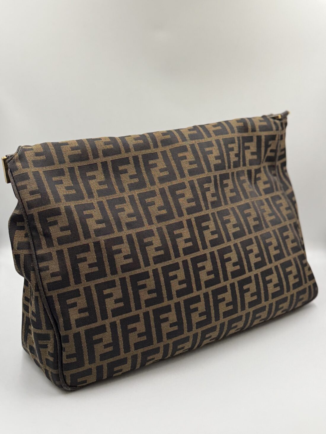 Fendi - Zucca Mamma Baguette Canvas & Leather Shoulder bag - Image 4