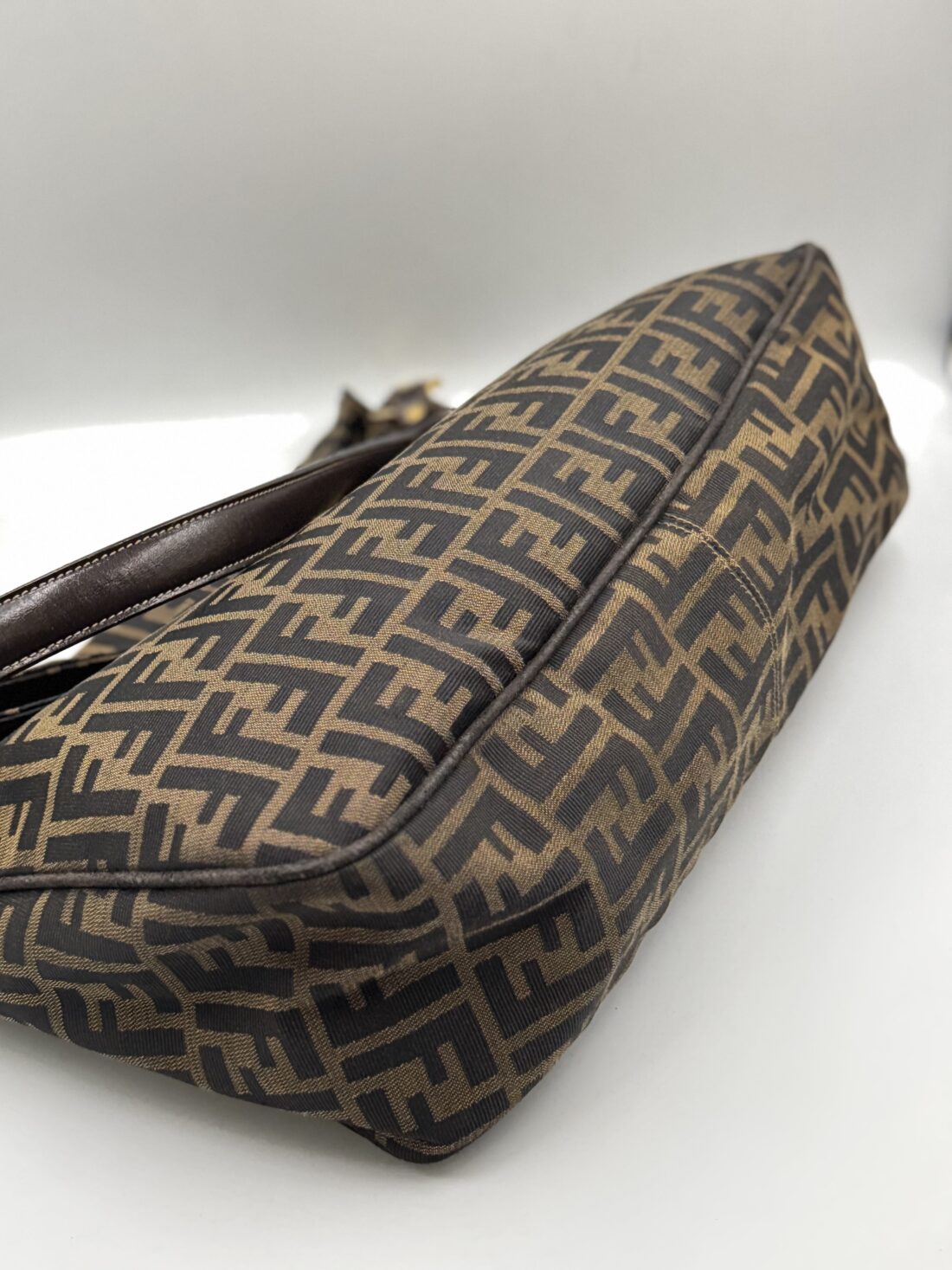 Fendi - Zucca Mamma Baguette Canvas & Leather Shoulder bag - Image 5
