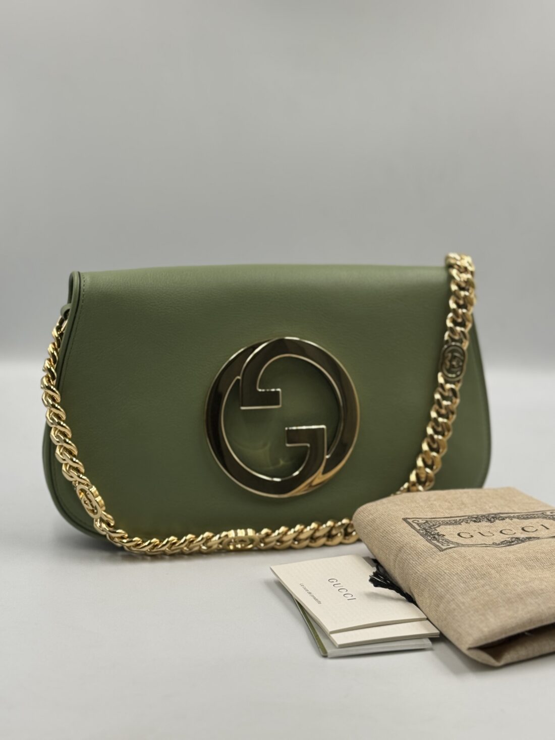 Gucci- Leather Blondie Shoulder Bag - Image 2