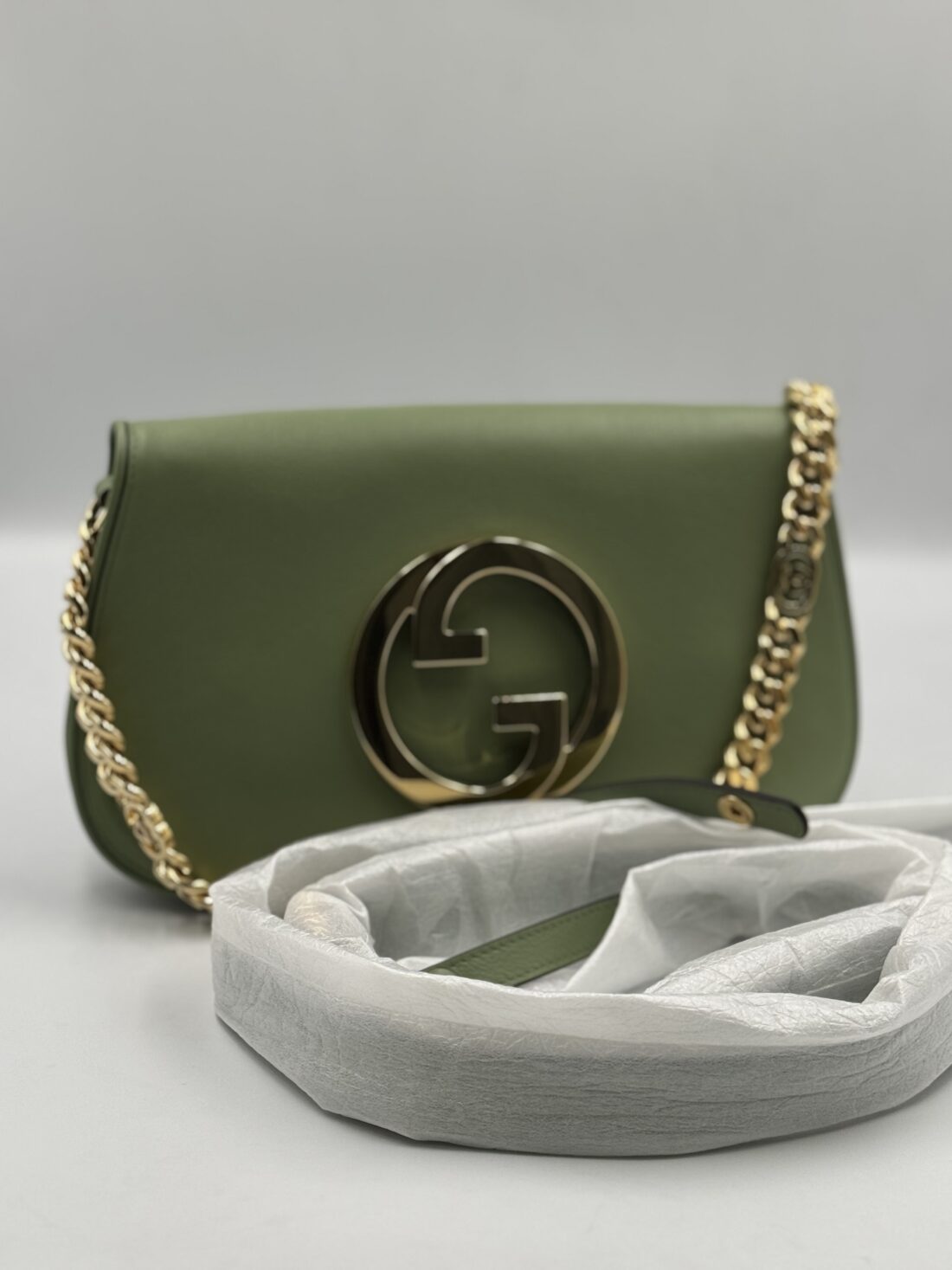 Gucci- Leather Blondie Shoulder Bag - Image 3