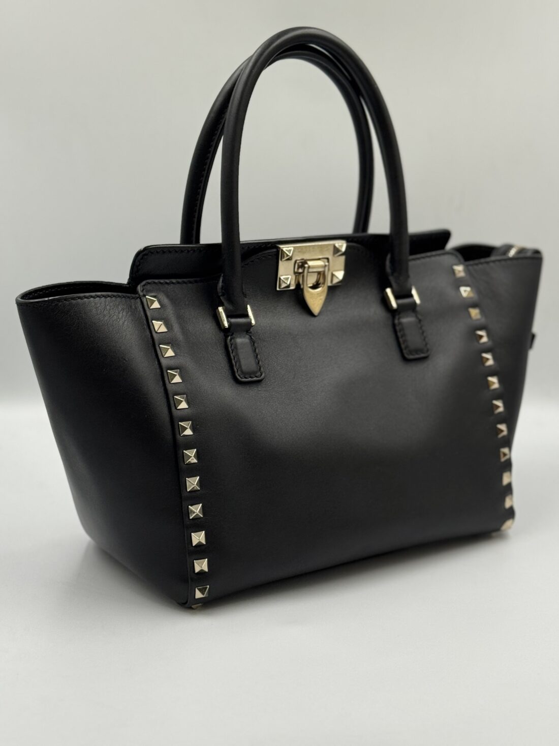 Valentino - Rock Studs Leather 2 Way Handbag