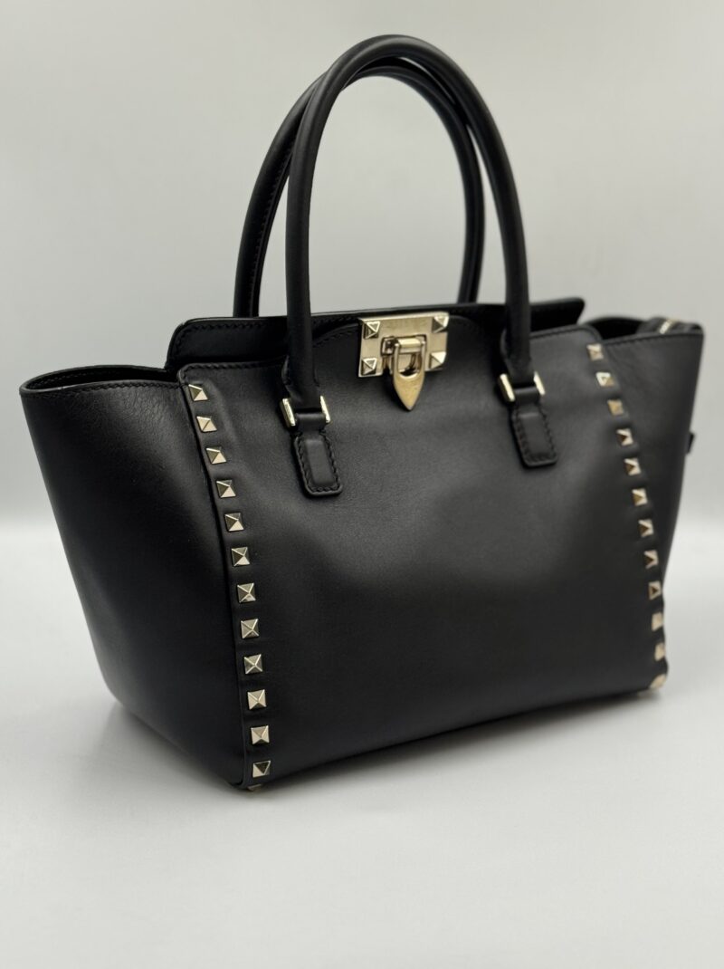 Valentino - Rock Studs Leather 2 Way Handbag