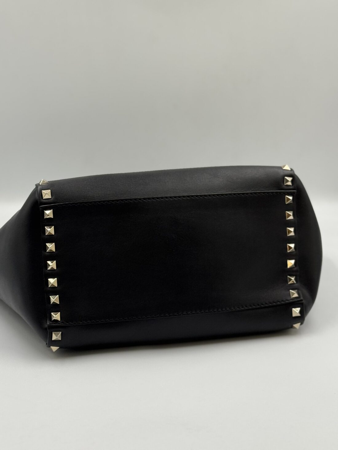 Valentino - Rock Studs Leather 2 Way Handbag - Image 7