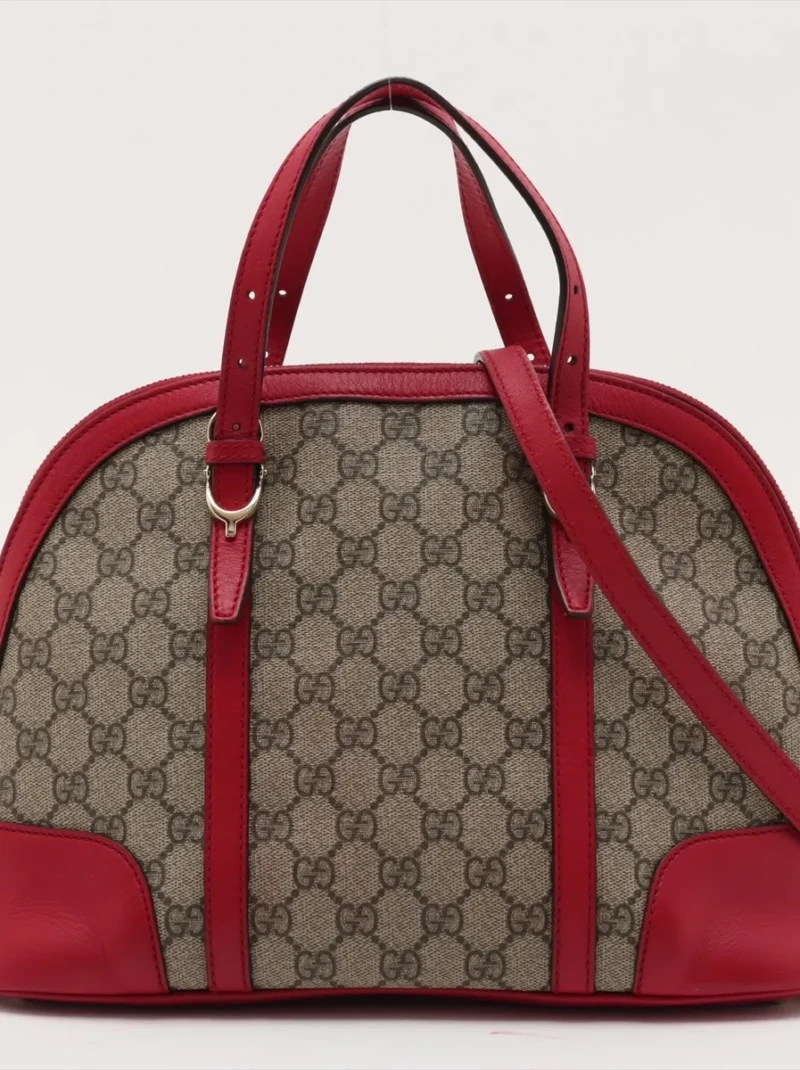 Gucci - GG Supreme Canvas leather 2 Way Handbag