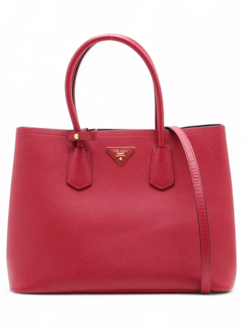 Prada - Saffiano Cuir Leather 2 Way Tote Bag
