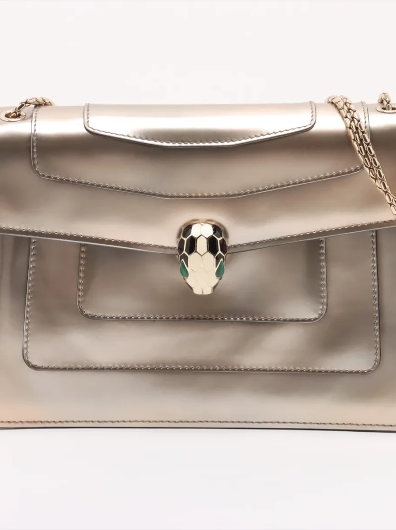 Bvlgari - Serpenti Forever Leather Chain Shoulder Bag