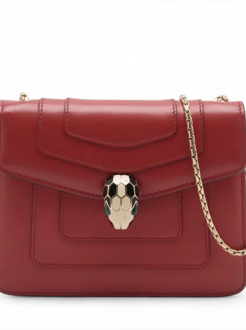 Bvlgari - Serpenti Forever Leather Chain Shoulder Bag
