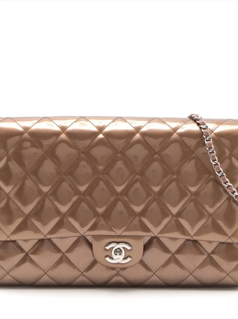 Chanel - Matelasse Patent Leather Chain Shoulder Bag