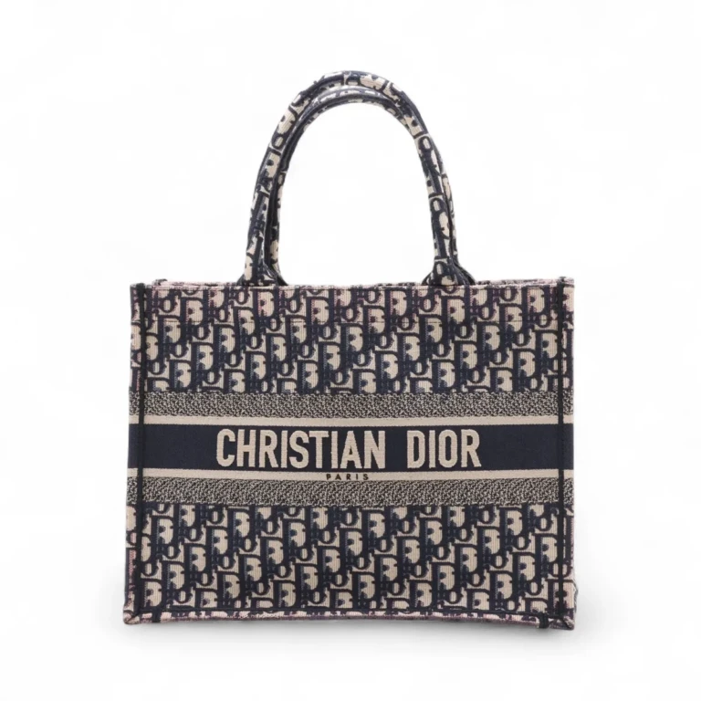 Dior - Oblique Embroidery Book Tote Medium Canvas Tote bag